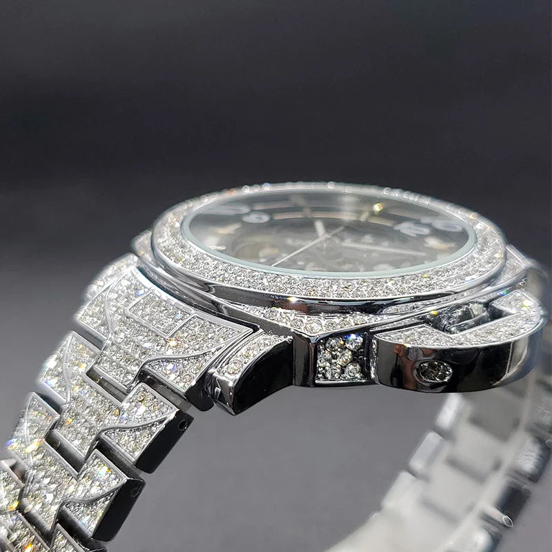 Montre Squelette Glacée Chrysalis