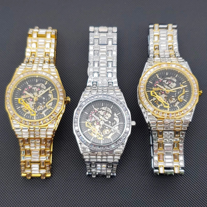 Montre Squelette Baguette Marquis