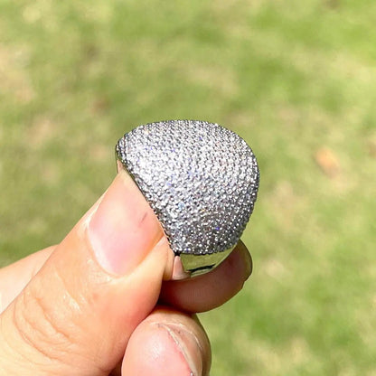Bague Ronde Audacieuse Glacée