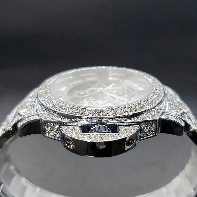 Montre Squelette Glacée Chrysalis