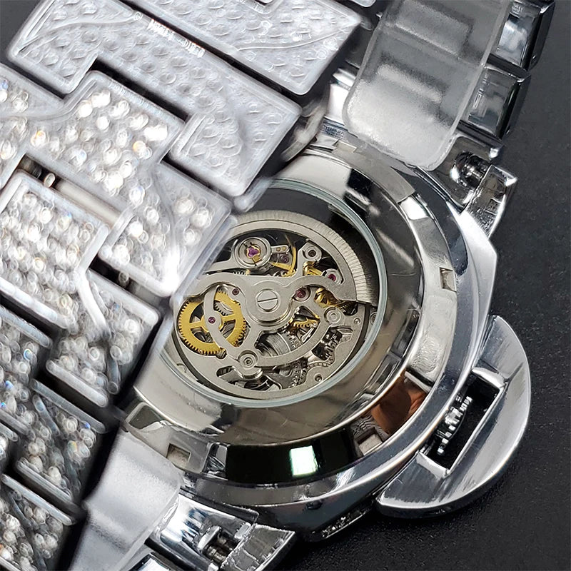 Montre Squelette Glacée Chrysalis