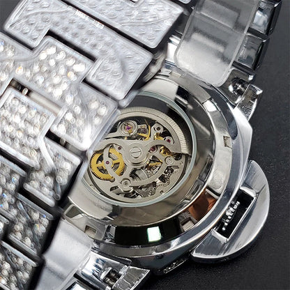 Montre Squelette Glacée Chrysalis