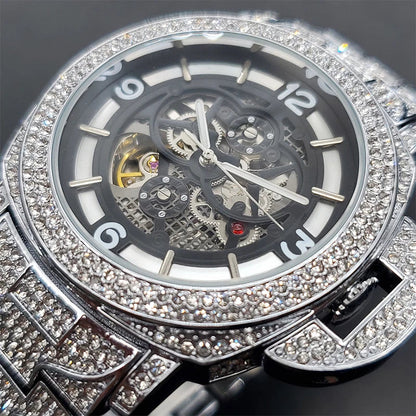 Montre Squelette Glacée Chrysalis