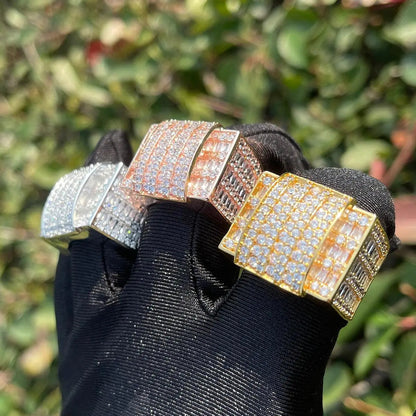 Bague Briques Glacée