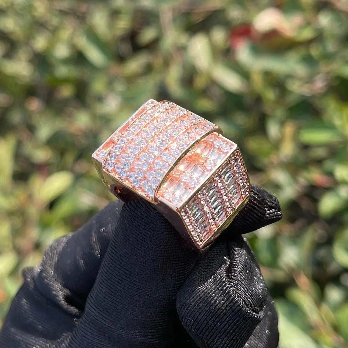 Bague Briques Glacée