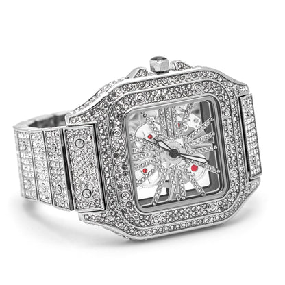 Montre Squelette Glacée