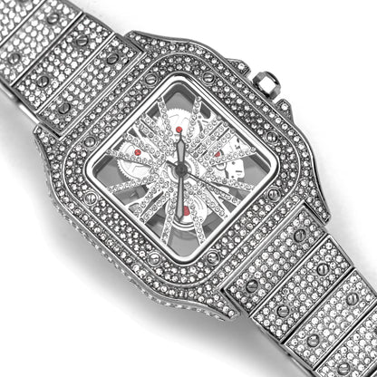 Montre Squelette Glacée