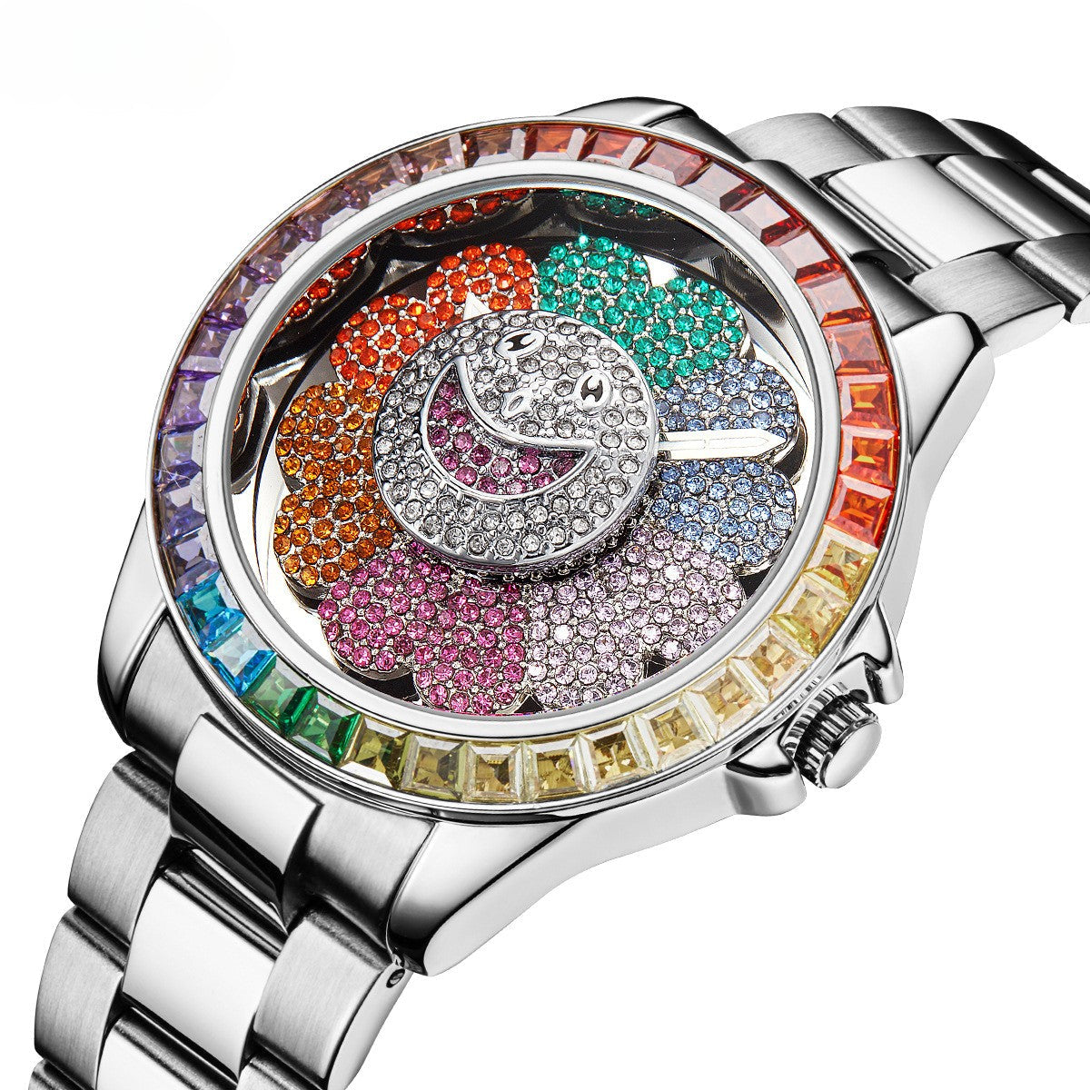 Montre Baguette Fleur Édition Limitée