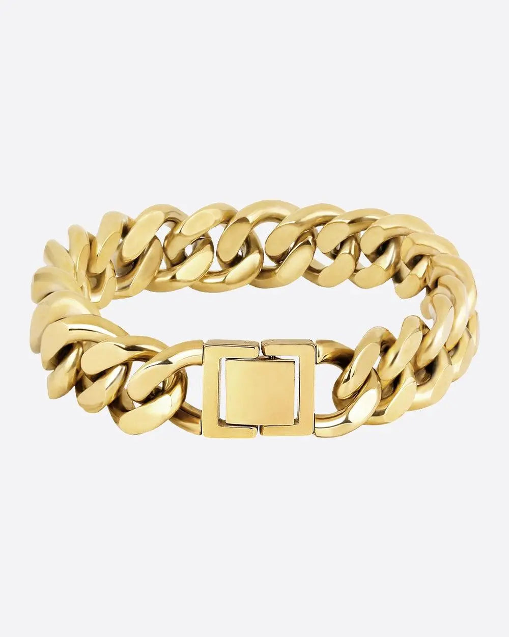 Bracelet Maille Cubaine 12mm en Coffret