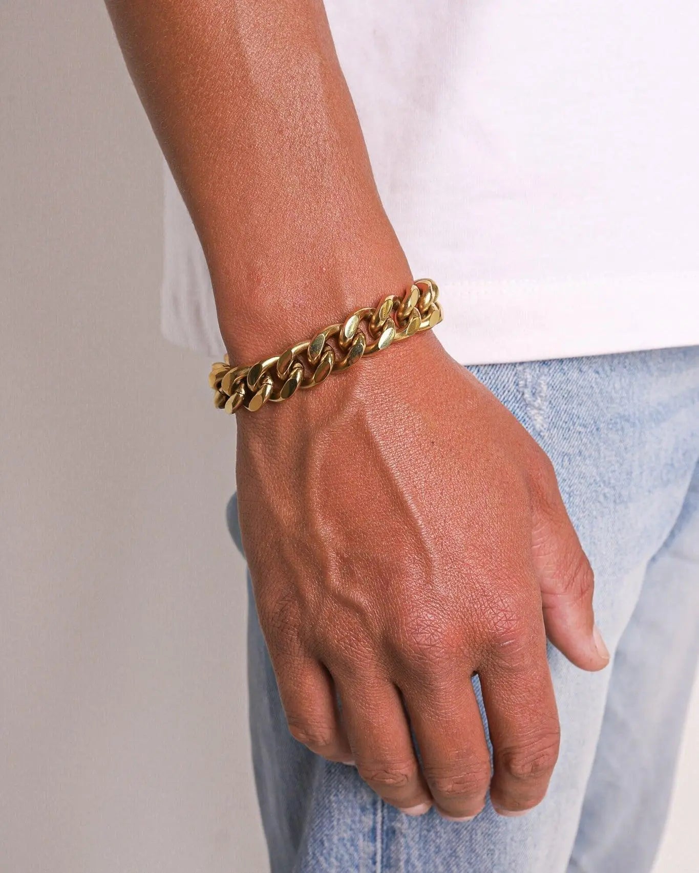 Bracelet Maille Cubaine 12mm en Coffret