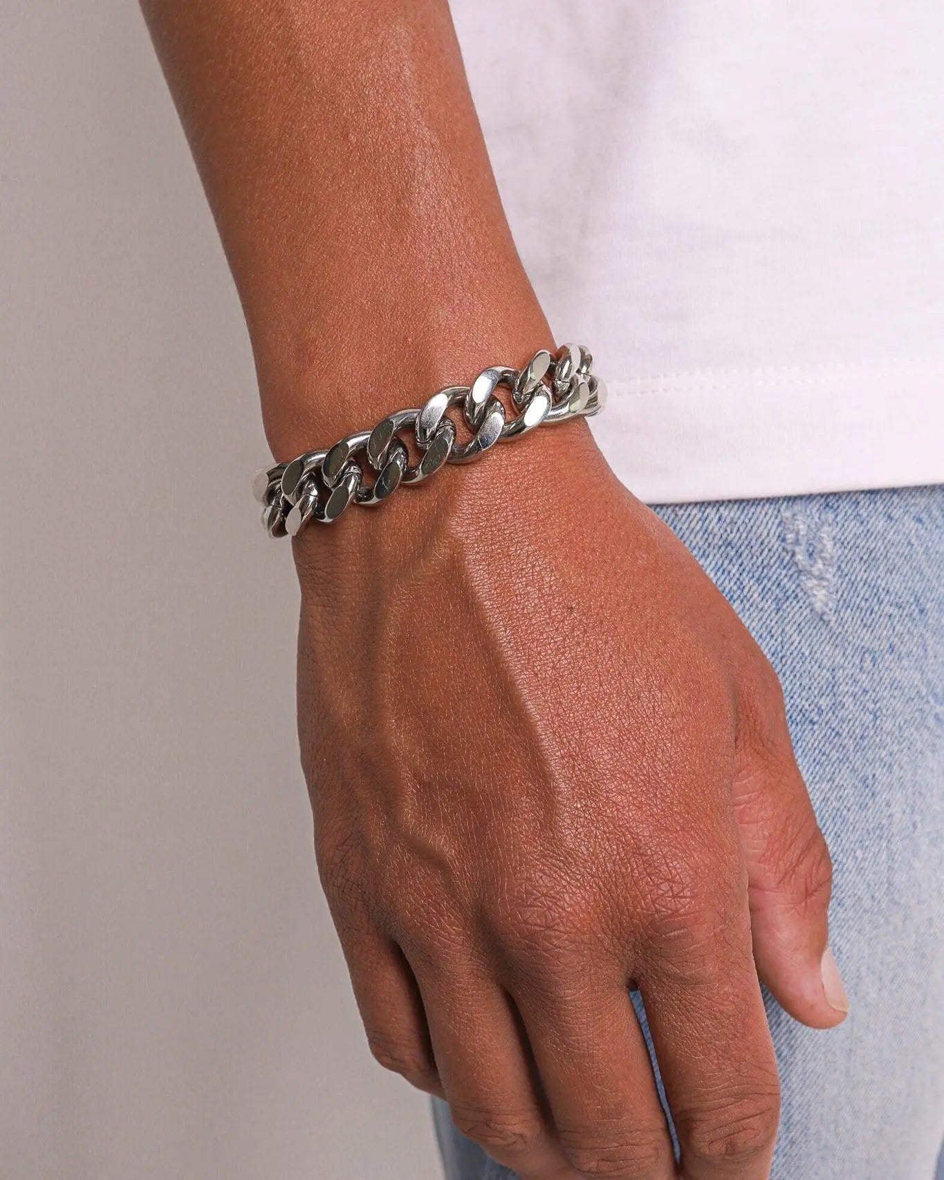 Bracelet Maille Cubaine 12mm en Coffret