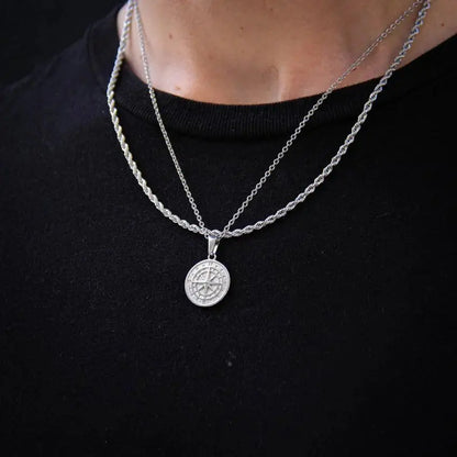 Chaîne + Pendentif Boussole
