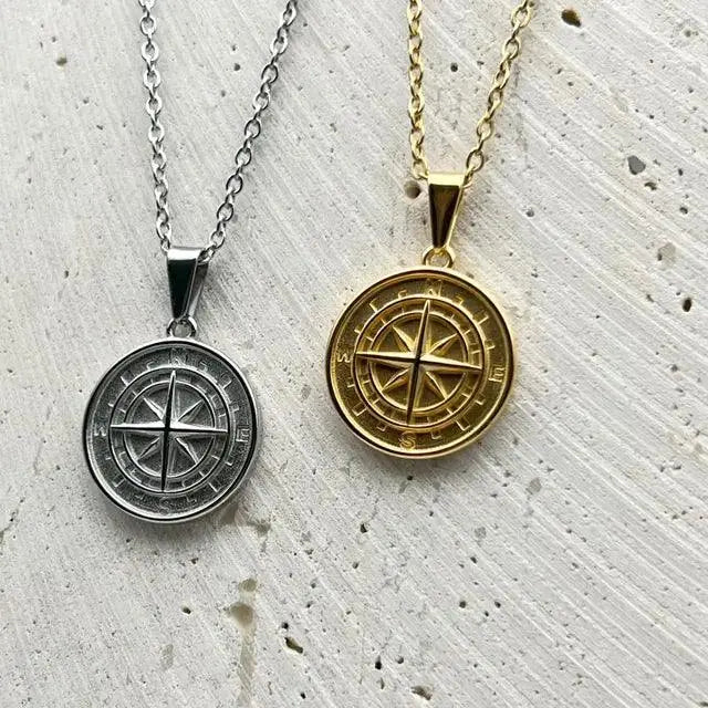 Chaîne + Pendentif Boussole