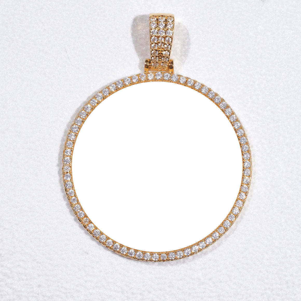 Pendentif Photo Personnalisée - Or