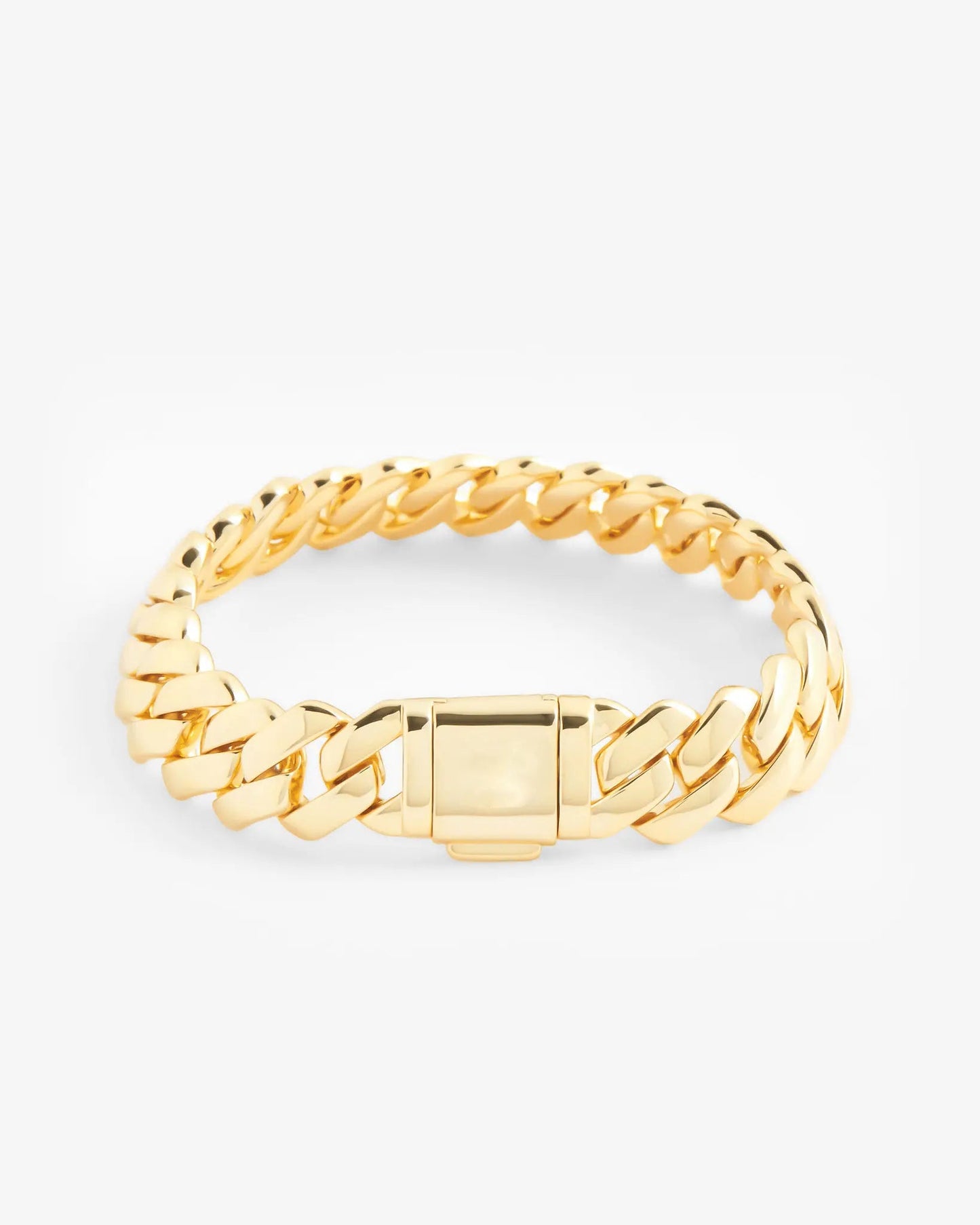 Bracelet Maille Miami à Griffes 14mm