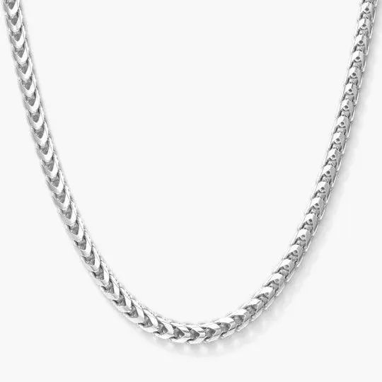 Chaîne Franco 3mm Or Blanc
