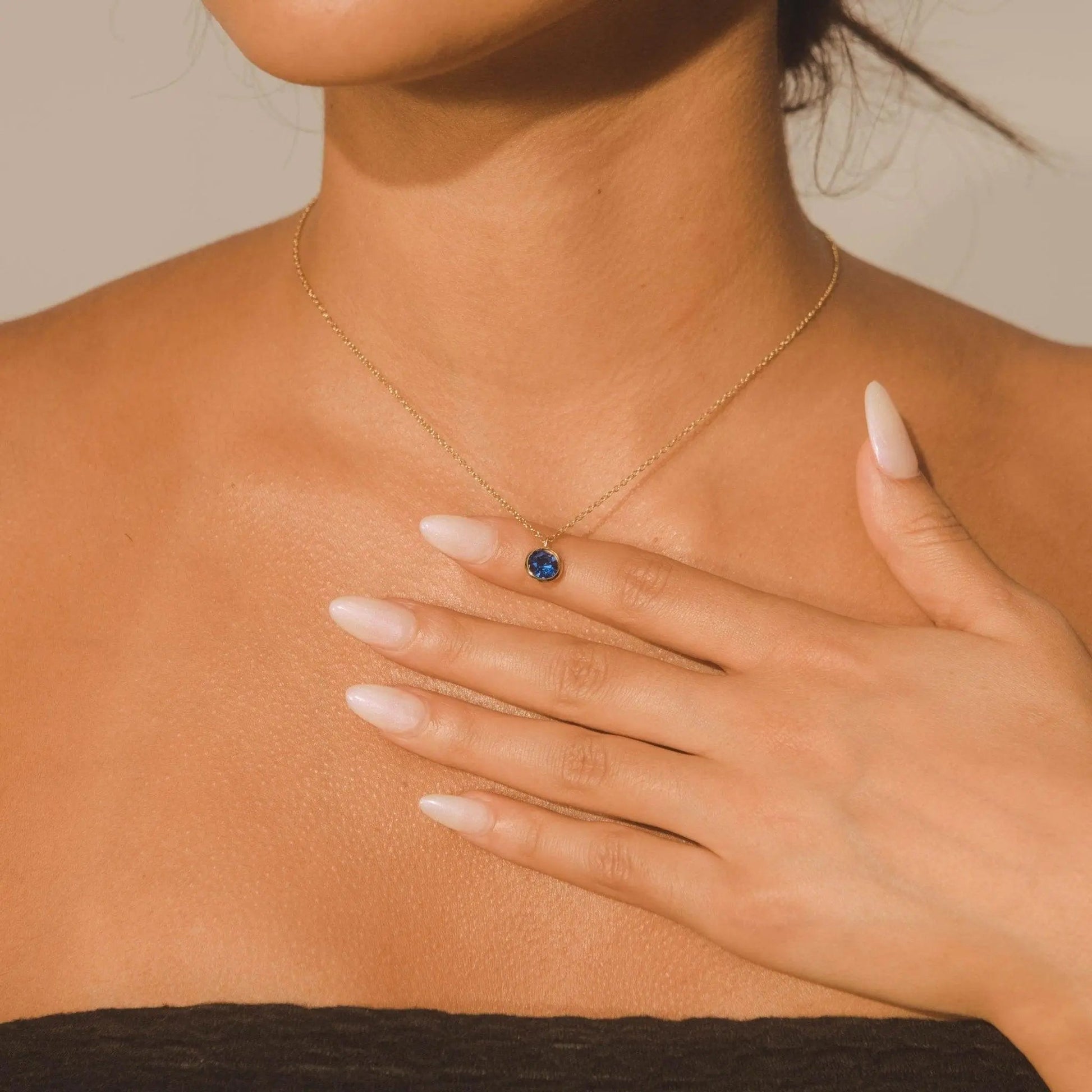 Collier Pierre - Saphir