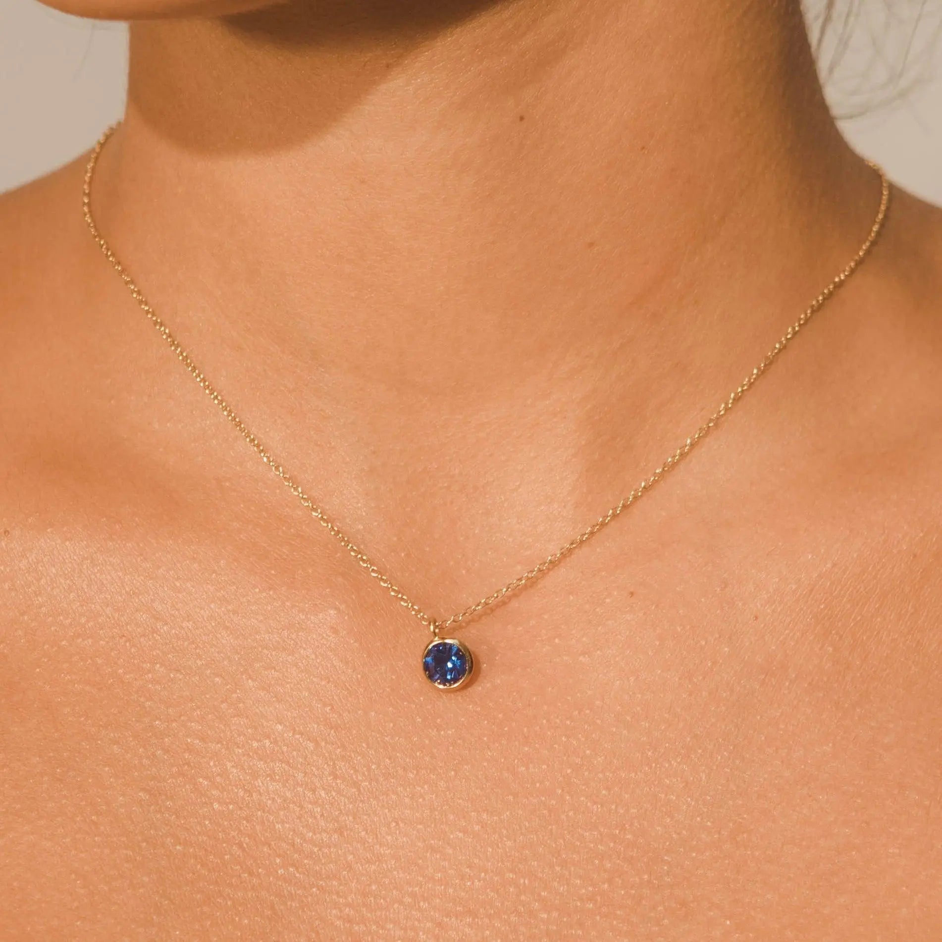 Collier Pierre - Saphir
