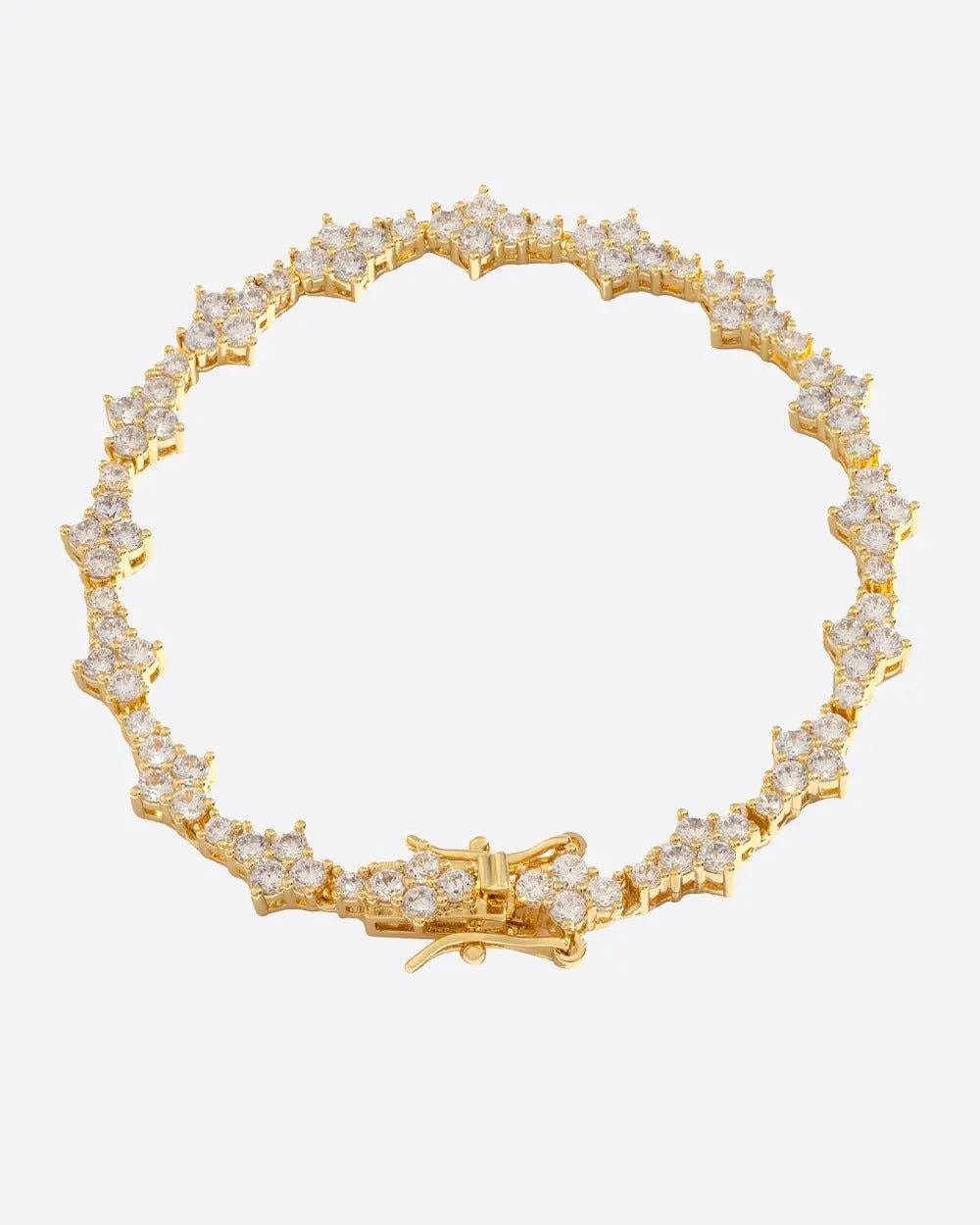 Bracelet Tennis Peigne - Or