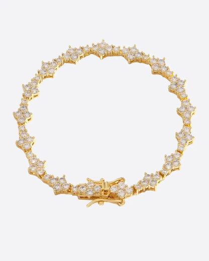 Bracelet Tennis Peigne - Or