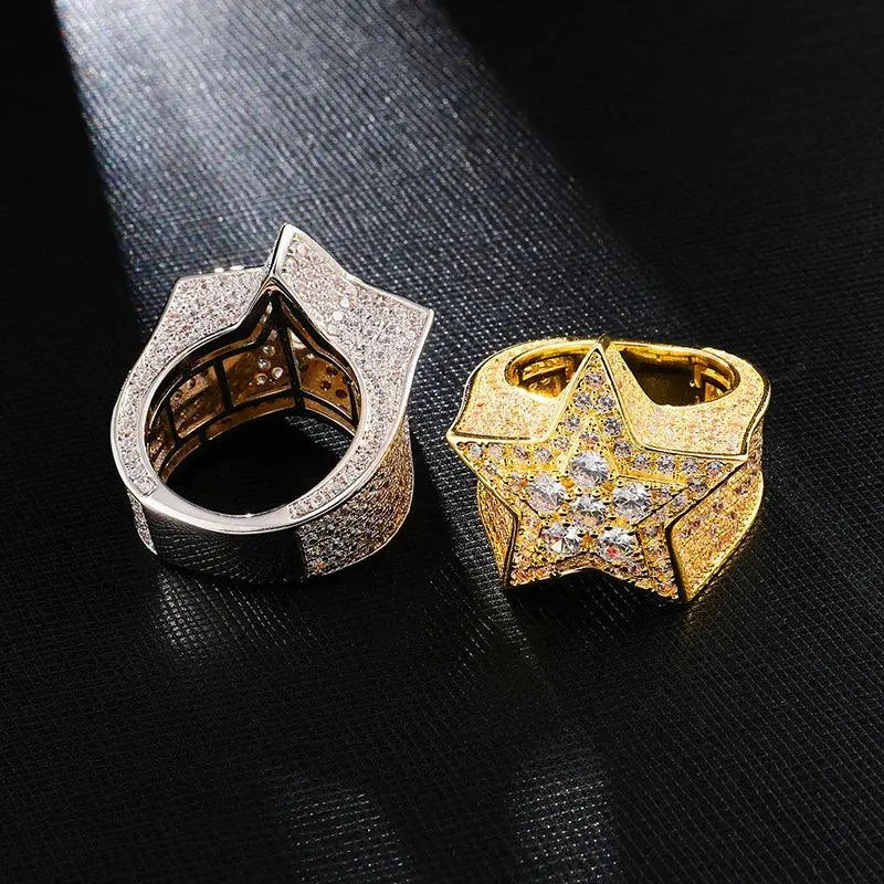 Bague Étoile Glacée