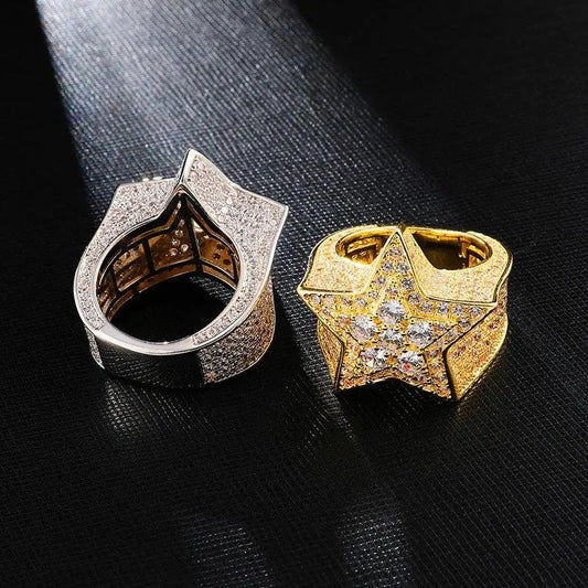 Bague Étoile Glacée