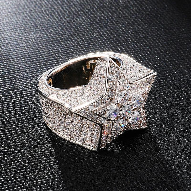 Bague Étoile Glacée