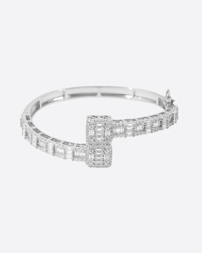 Bracelet Puce Glacé - Or Blanc