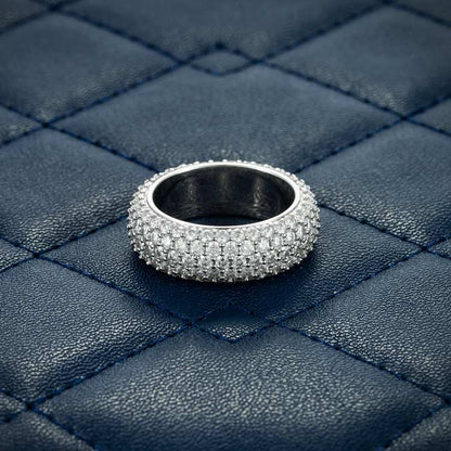 Alliance Moissanite 5 Rangs - Vermeil