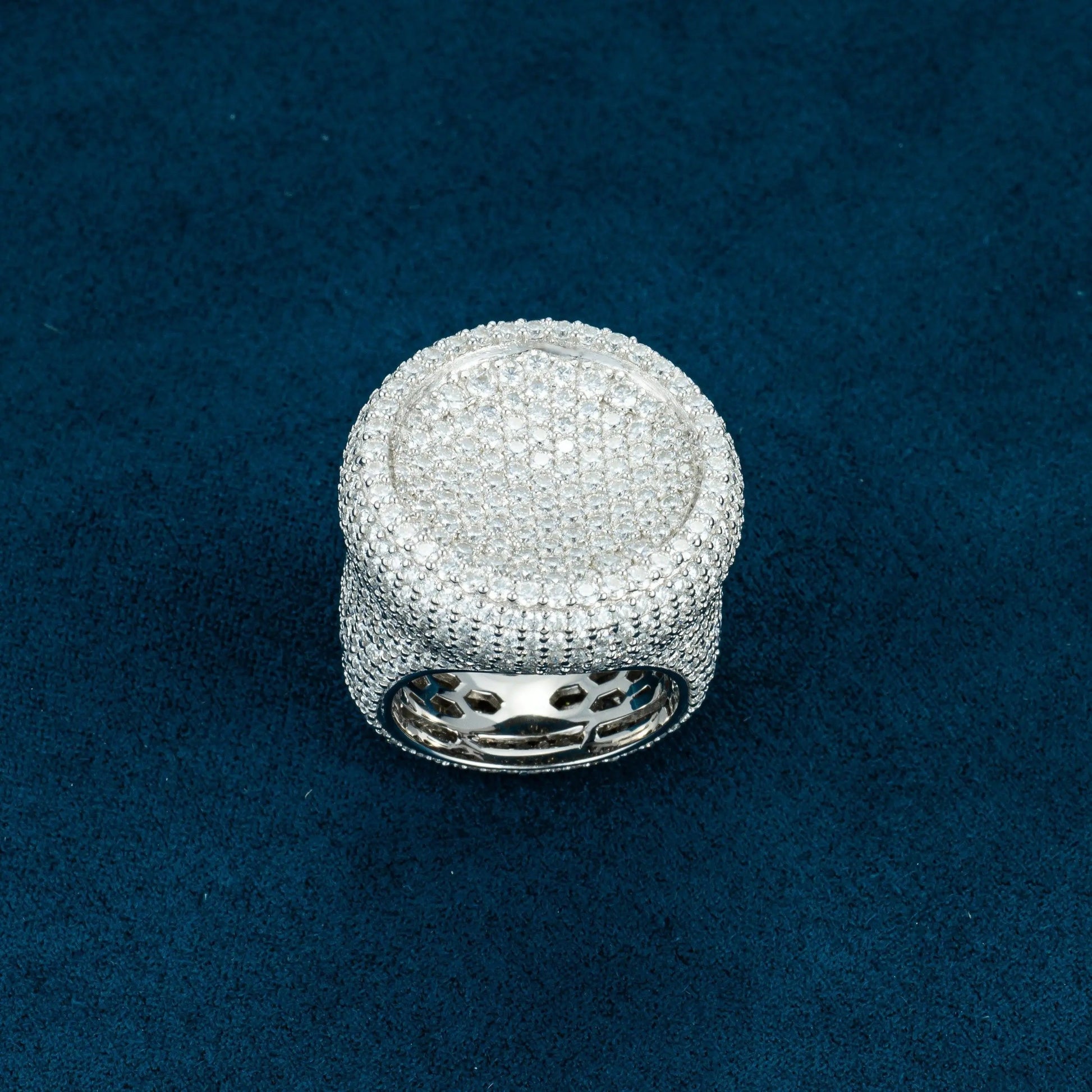 Chevalière Moissanite Carré Parfait - Vermeil