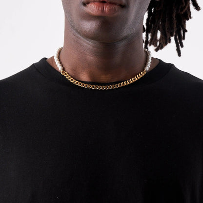 Collier Maille Cubaine Perle