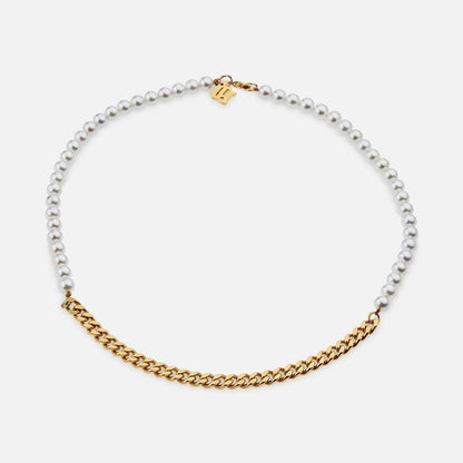 Collier Maille Cubaine Perle