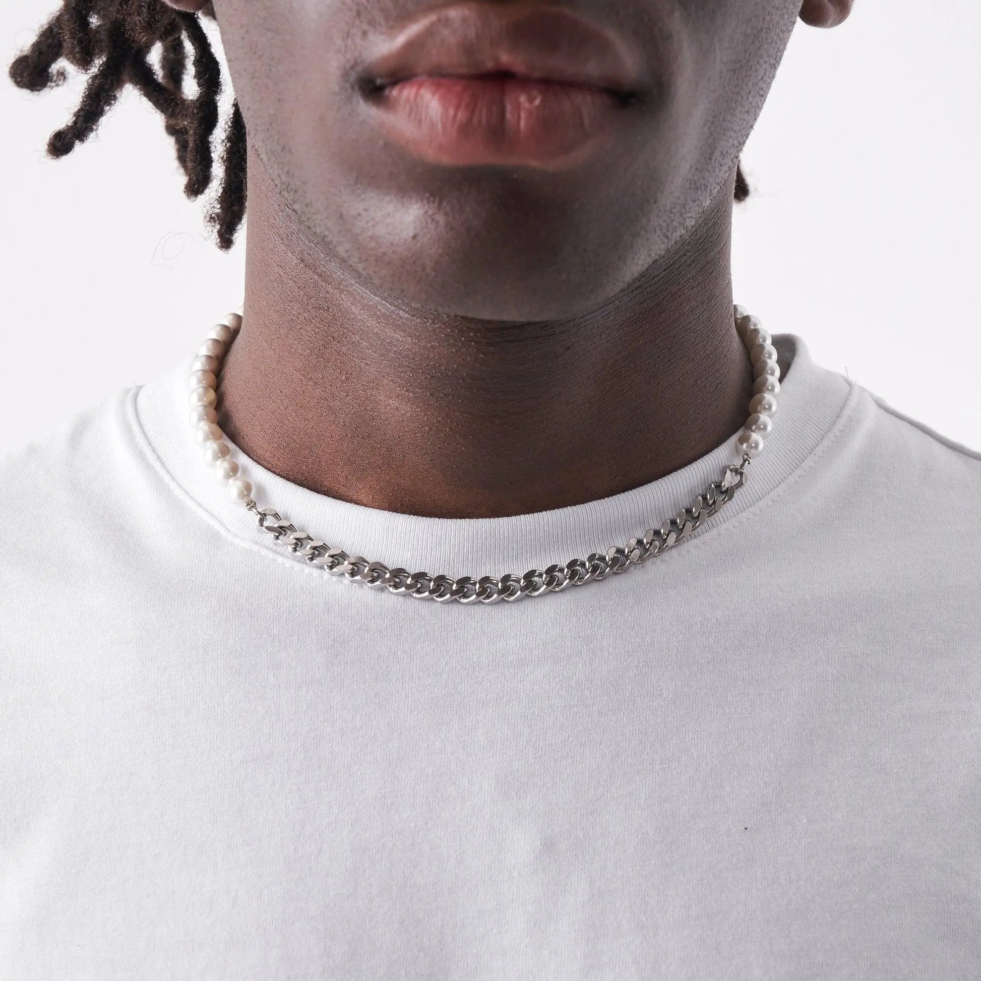 Collier Maille Cubaine Perle