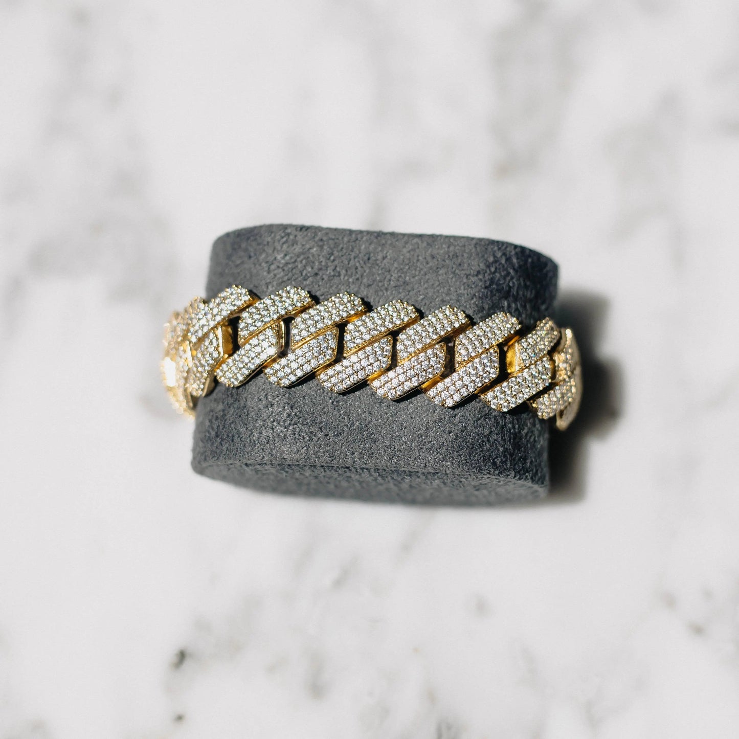Bracelet Maille Cubaine à Griffes 20mm