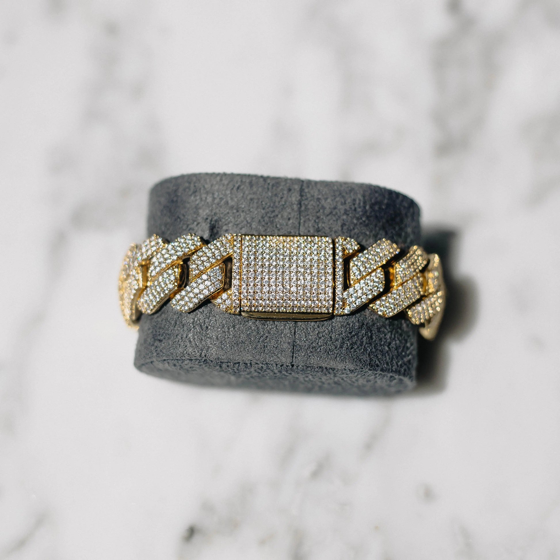 Bracelet Maille Cubaine à Griffes 20mm