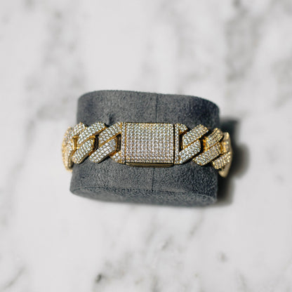 Bracelet Maille Cubaine à Griffes 20mm