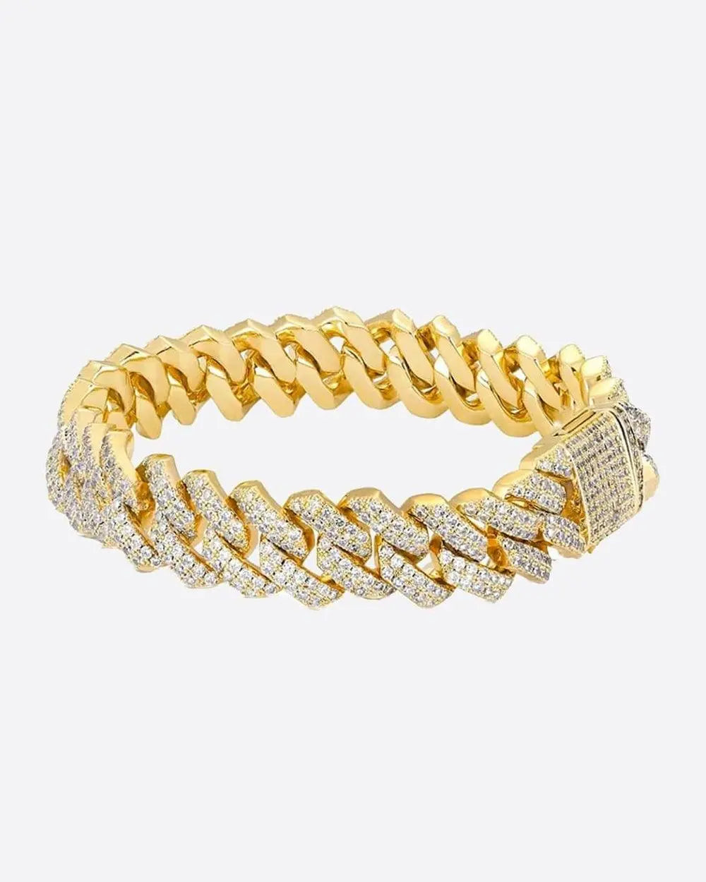Bracelet Maille Cubaine Miami à Griffes 13MM