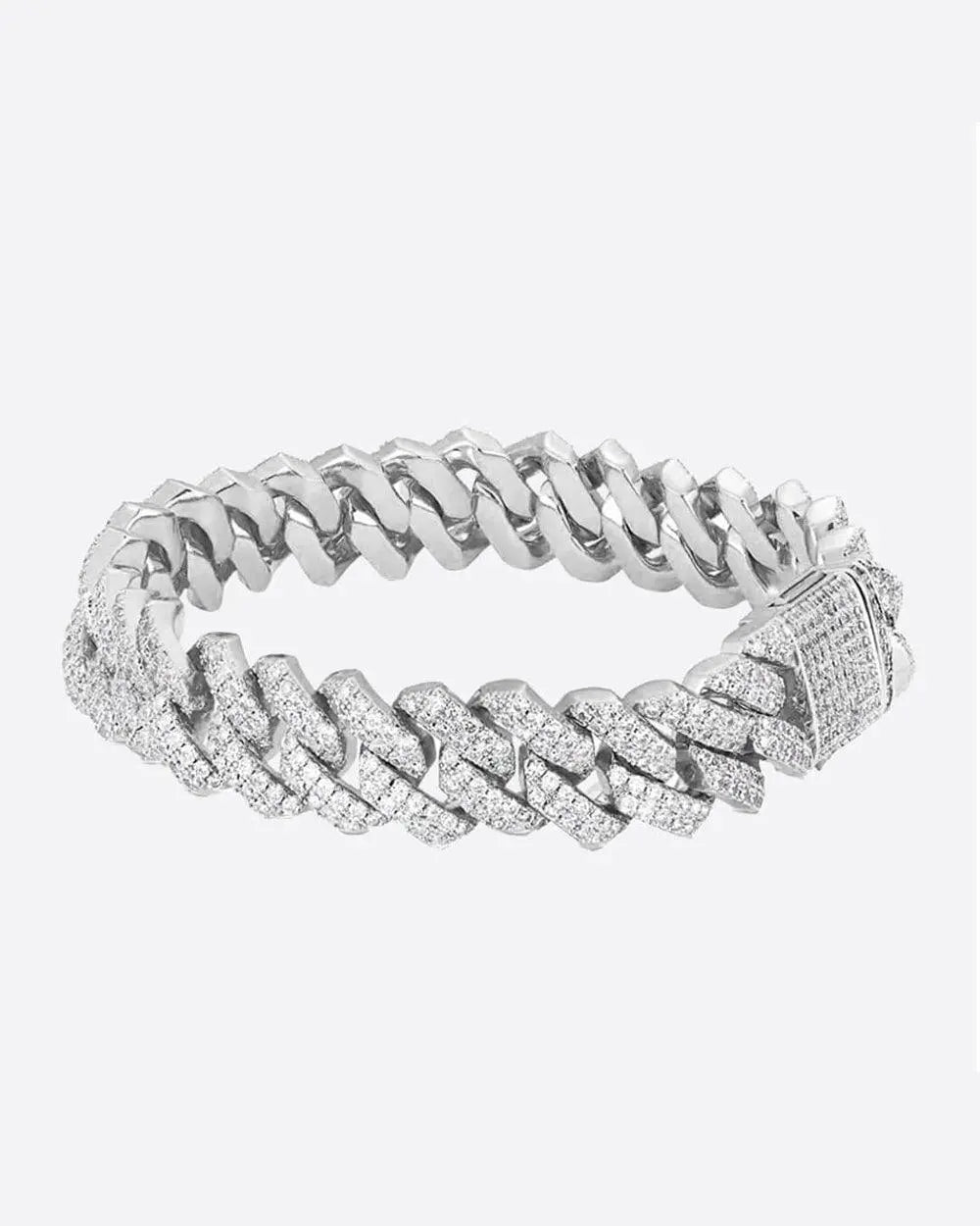 Bracelet Maille Cubaine Miami à Griffes 13MM