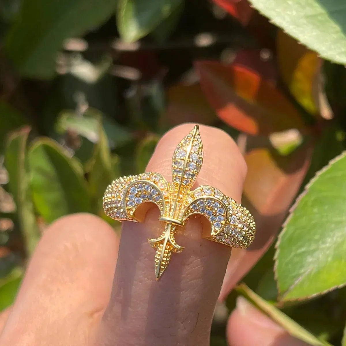Bague Fleur de Lys Glacée