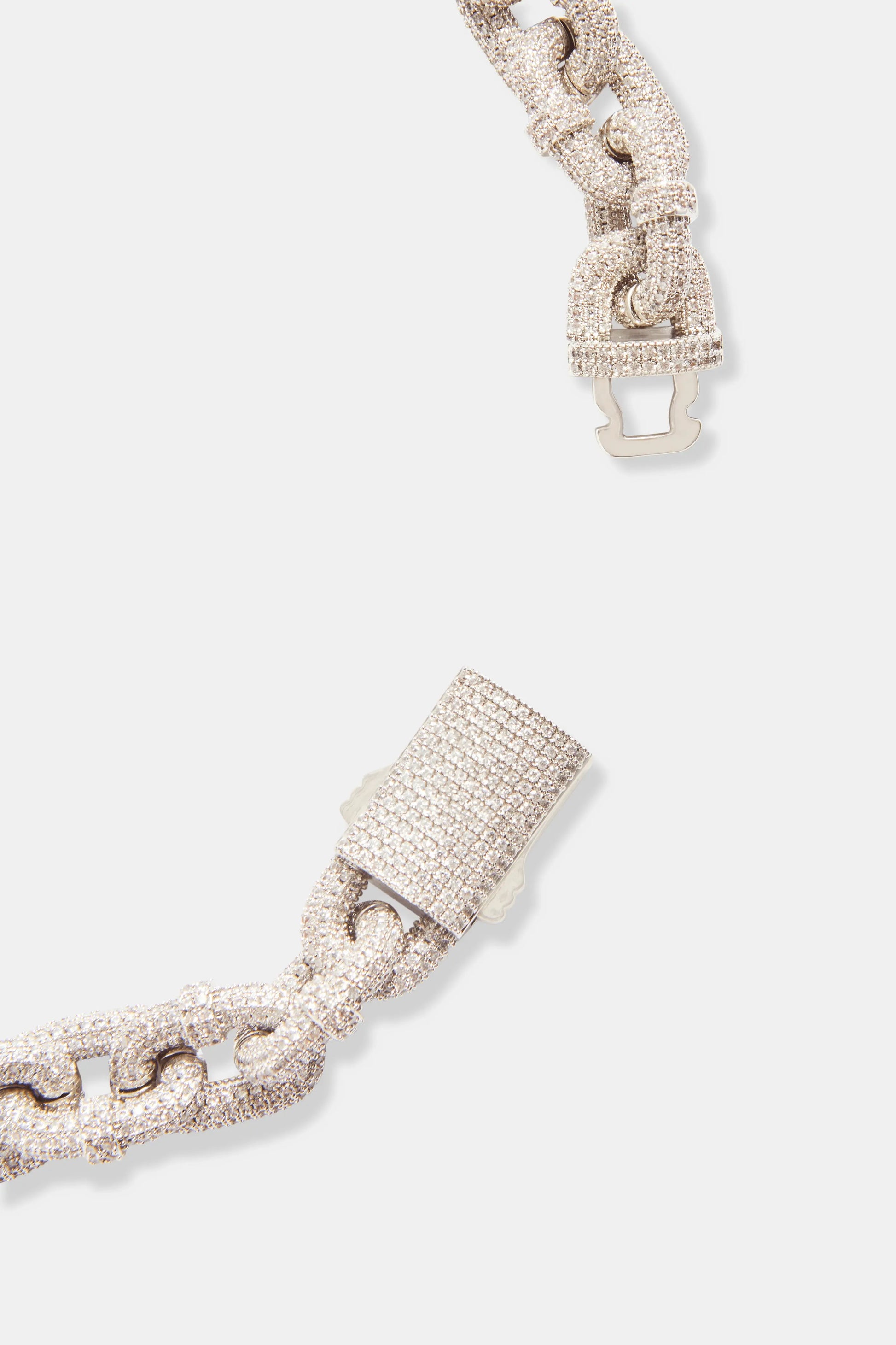 Chaîne Grosse Maille 14mm Pavée Glacée