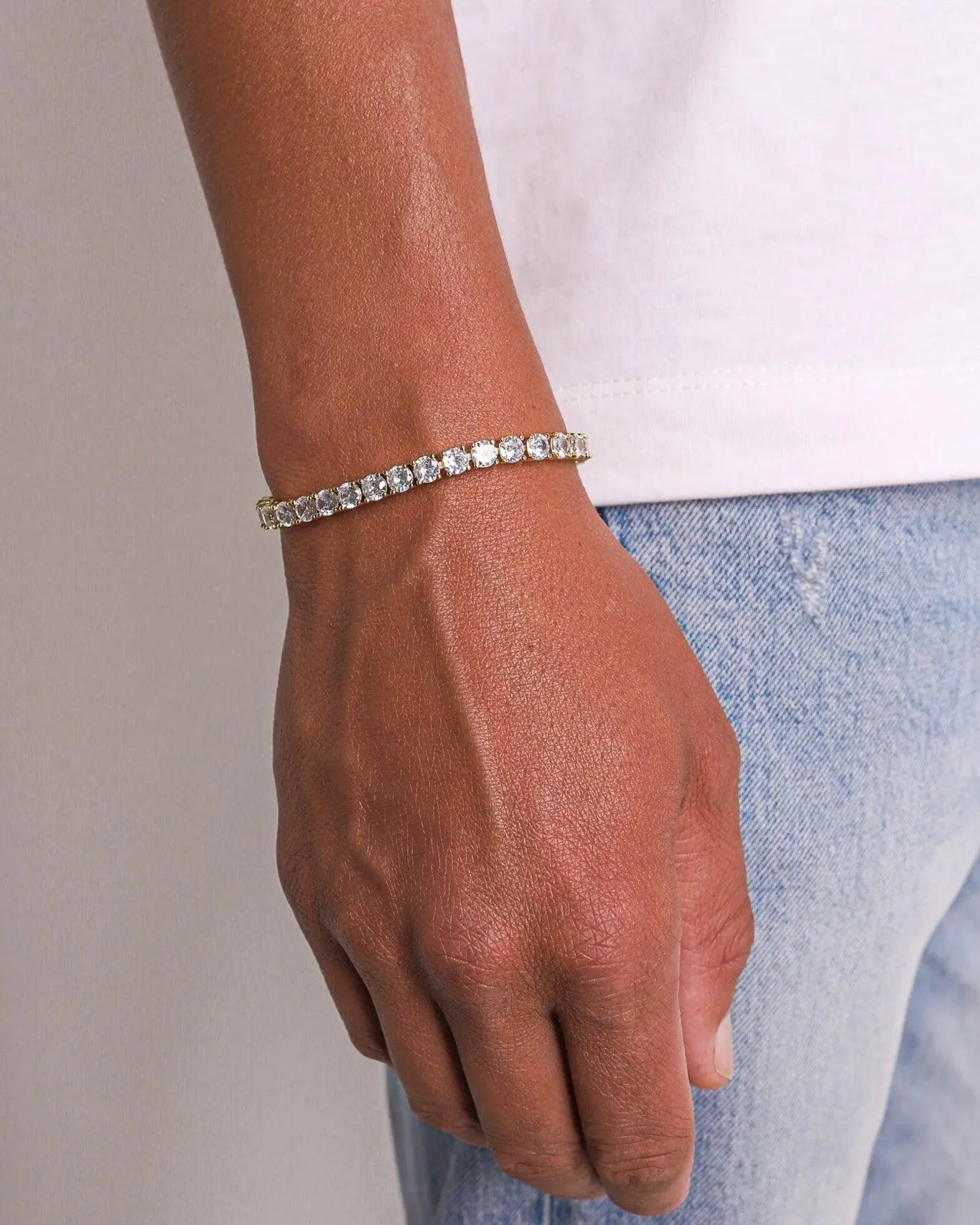Bracelet Tennis 5mm - Or
