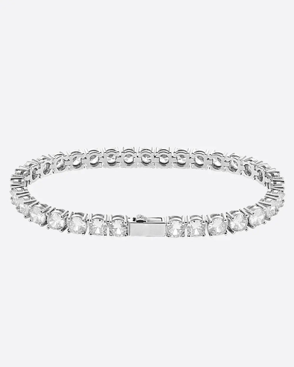 Bracelet Tennis 5MM Or Blanc
