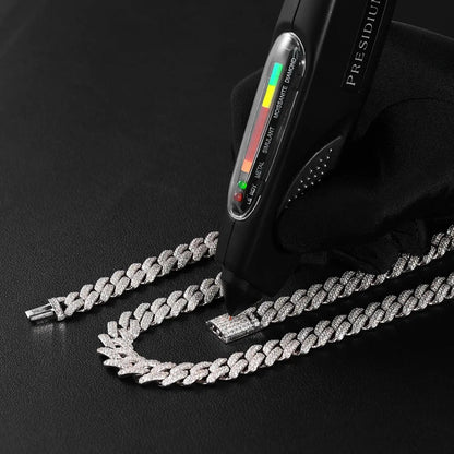 Chaîne Maille Cubaine Glacée 14mm