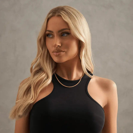 Chaîne Maille Corde 3mm - Or